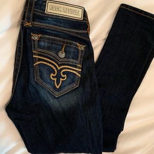 Rock Revival Calli Skinny Jeans Size 27